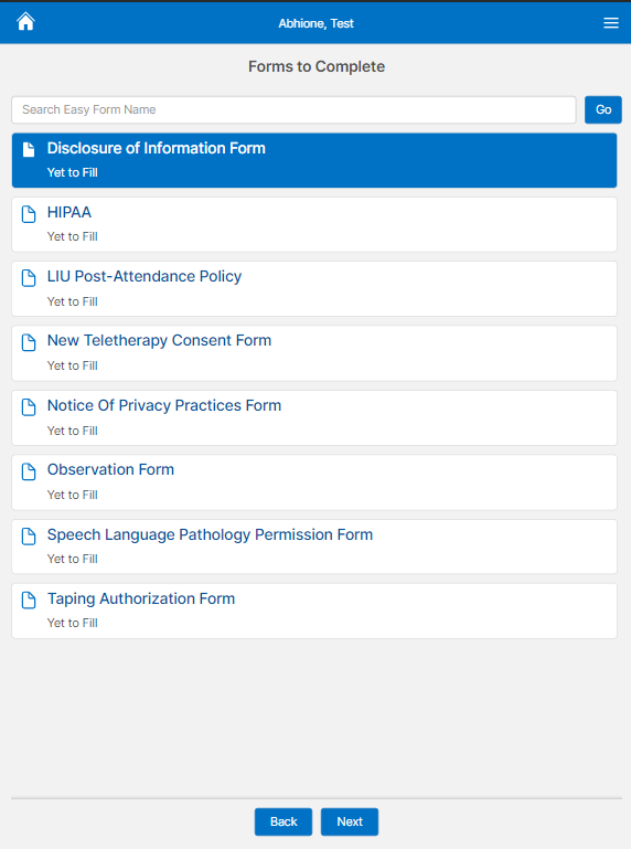 screenshot of EHR YOUR WAY